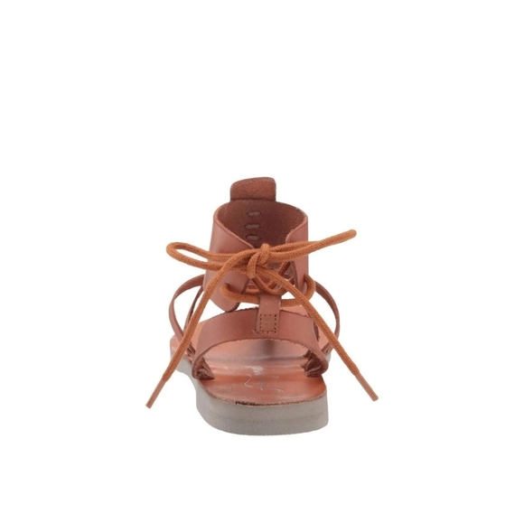 Free People Vacation Day Leather Wrap Lace-Up Ankle Gladiator Sandals - Picture 2 of 14